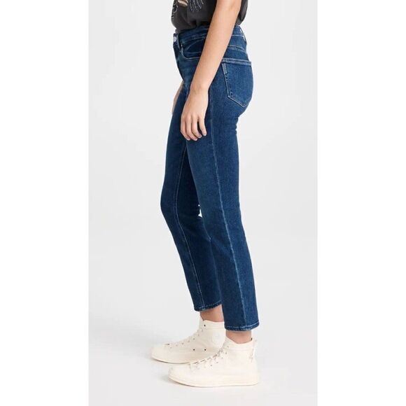 NWT PAIGE Sz 32 CINDY HIGH RISE STRAIGHT IN SUNCREST BLUE - Picture 5 of 6